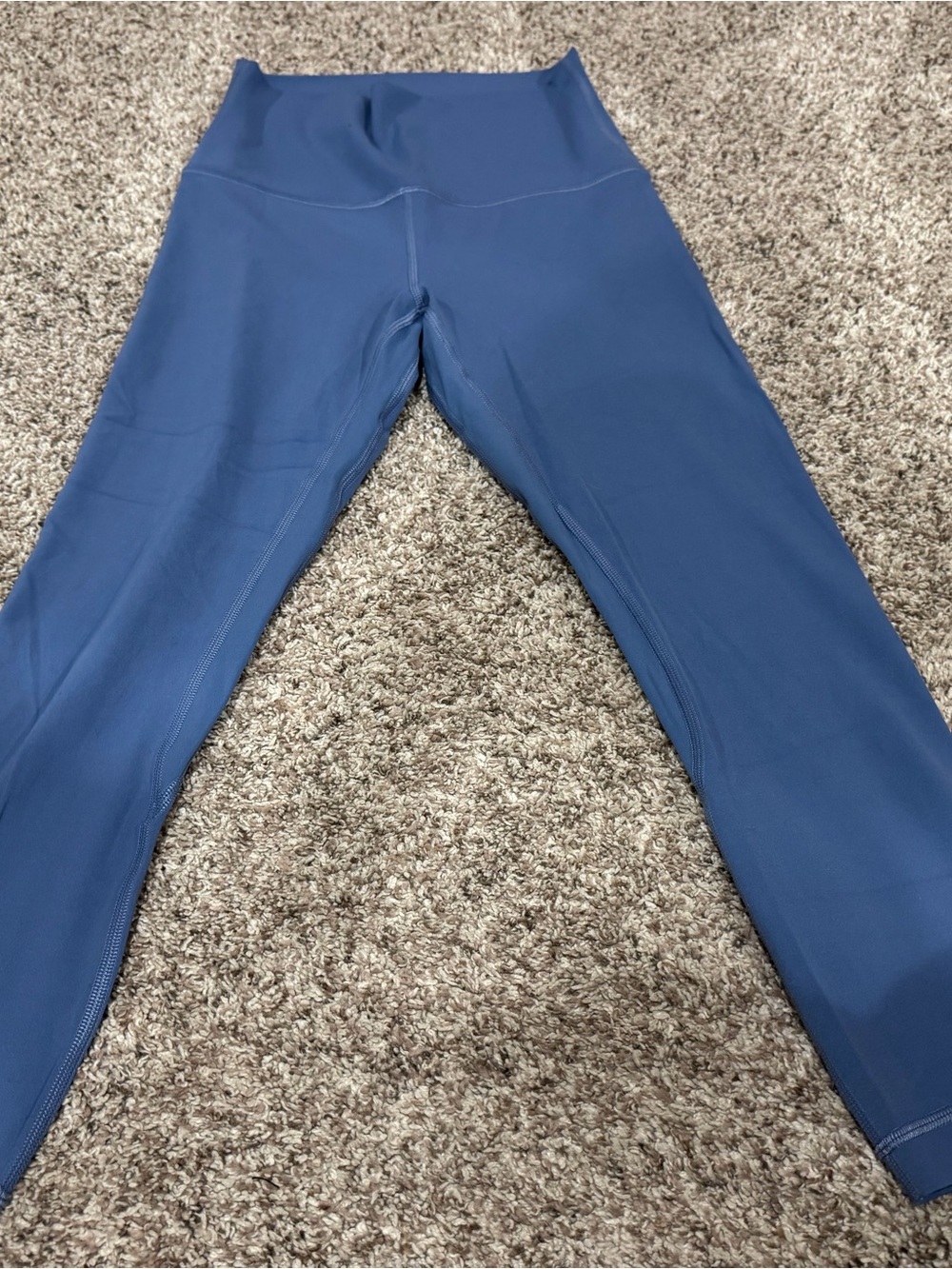 Lululemon High-Waist Athletic Leggings - Navy Blue